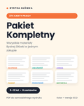 Okładka Pakiet Kompletny — 374 karty pracy Bystra Główka