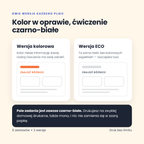 Wersja kolorowa i ECO — pole zadania zawsze czarno-białe