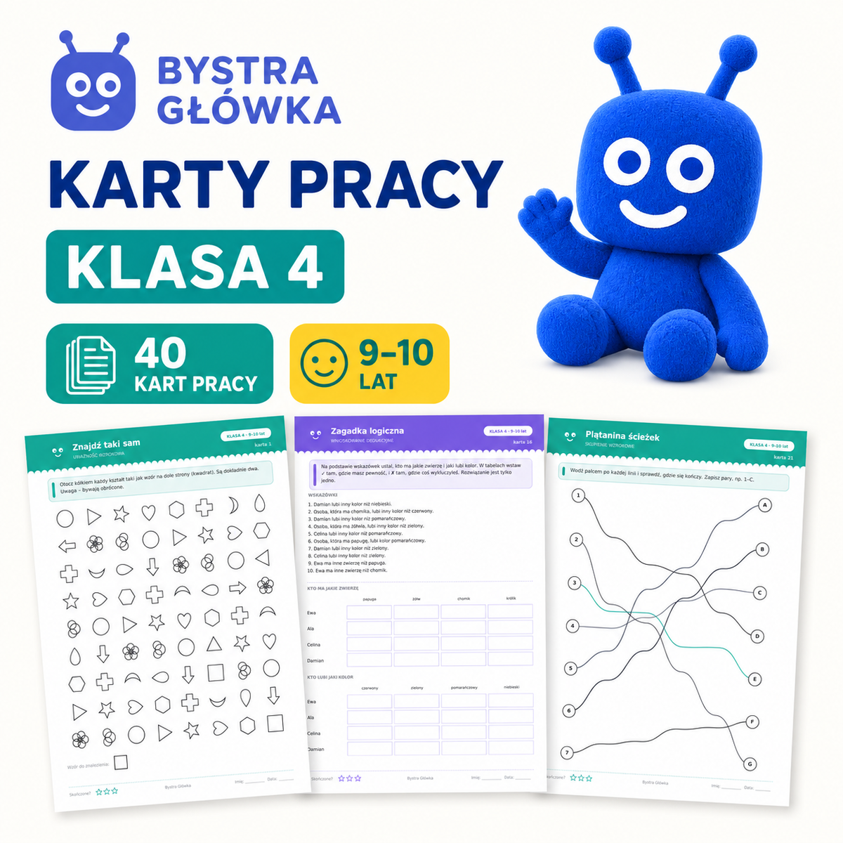 Karty pracy — Klasa 4 — Bystra Główka