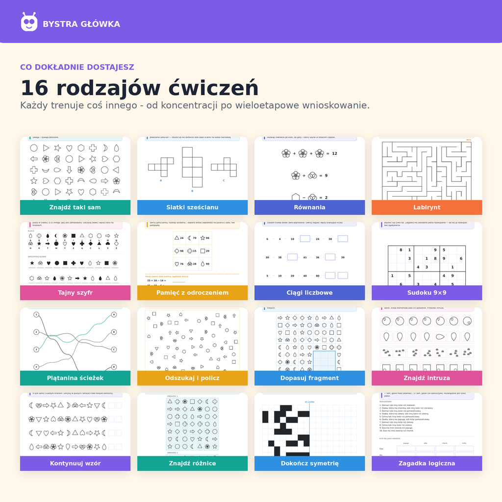 Karty pracy — Klasa 4 — Bystra Główka
