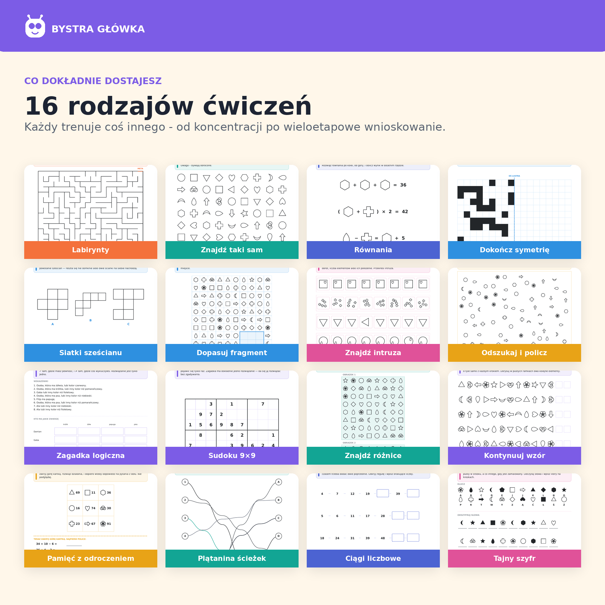 Karty pracy — Klasa 5 — Bystra Główka