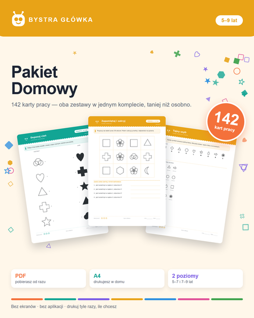 Okładka Pakiet Domowy — 142 karty pracy