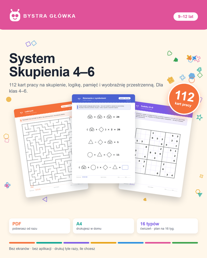 Okładka System Skupienia — Klasy 4–6